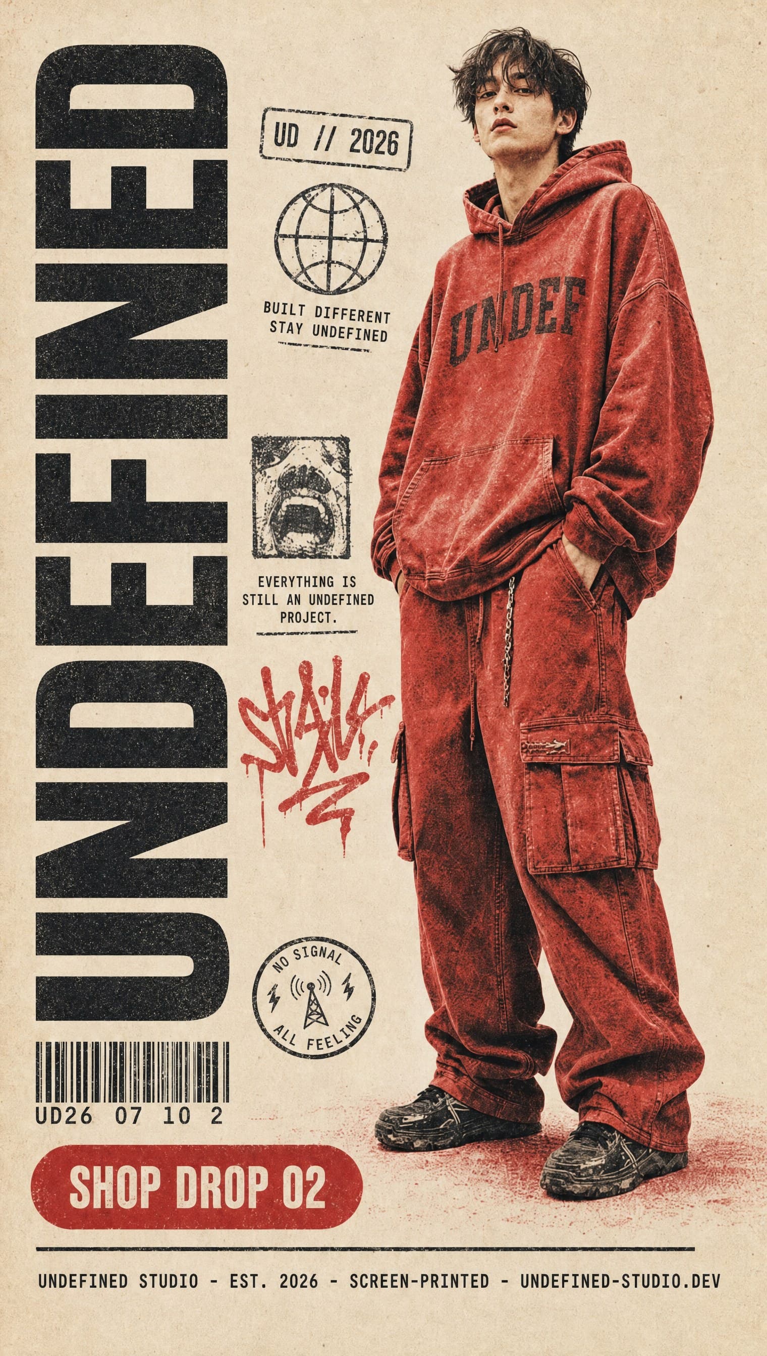 undefined 스트릿웨어 포스터 — UD // 2026